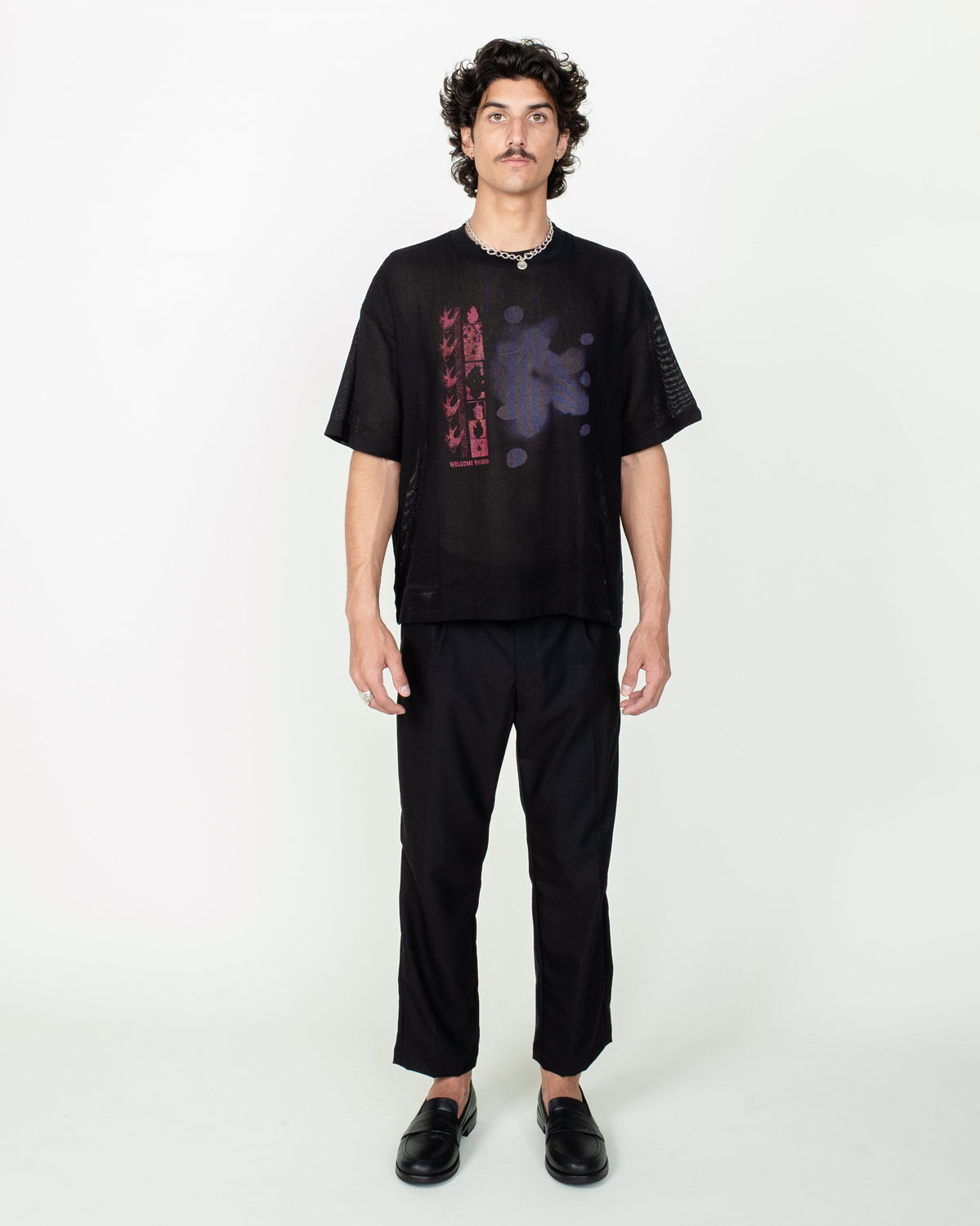 MESH BEACH SHIRT "THRUSH"