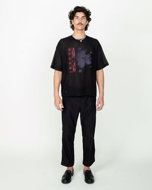 MESH BEACH SHIRT "THRUSH"
