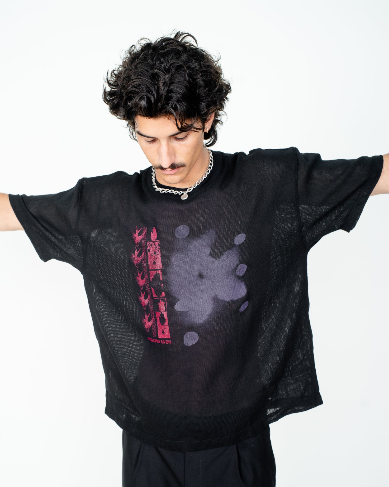 MESH BEACH SHIRT "THRUSH"