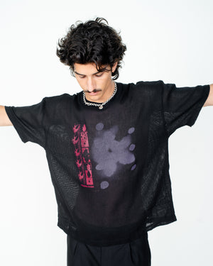 MESH BEACH SHIRT "THRUSH"