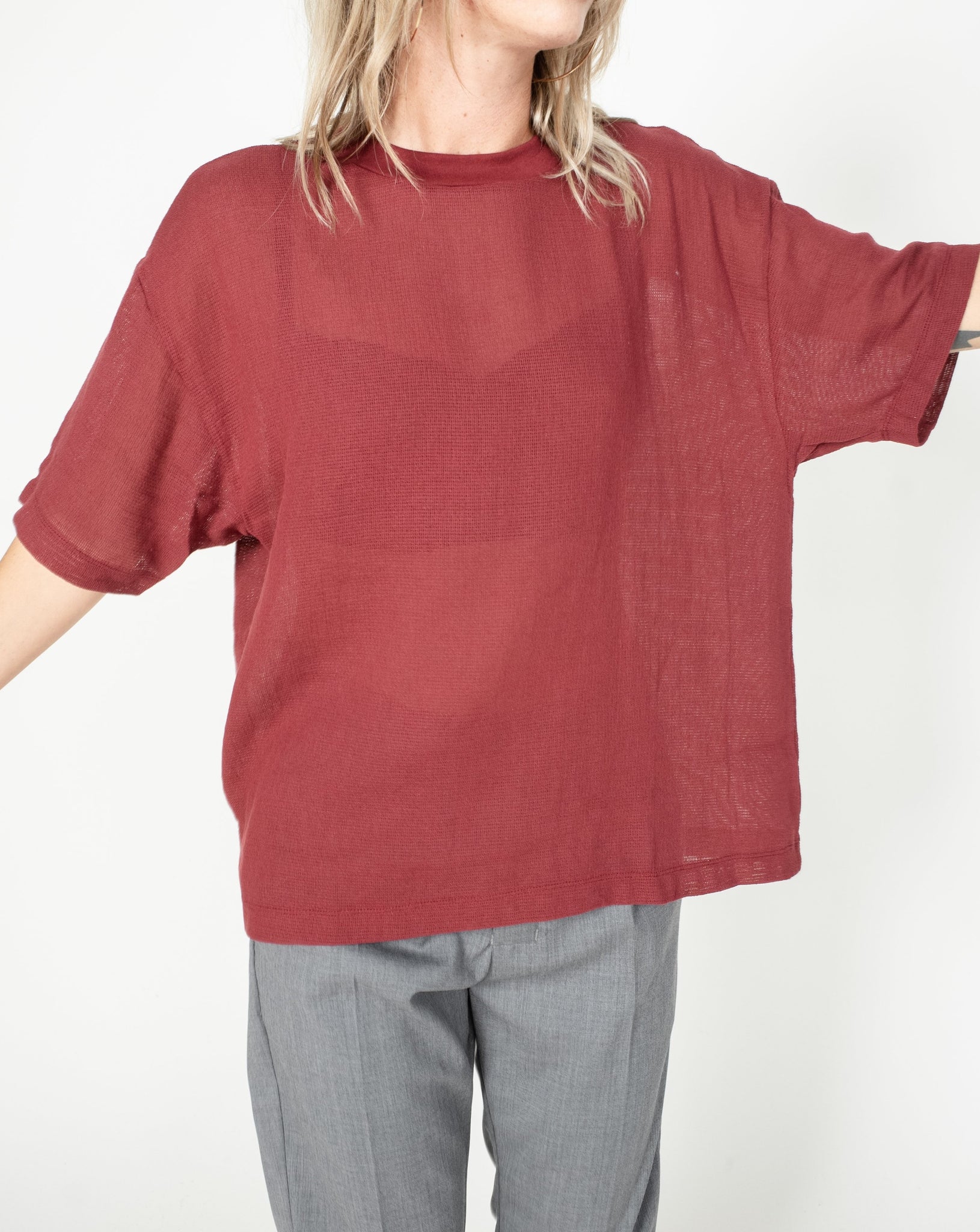 MESH BEACH SHIRT