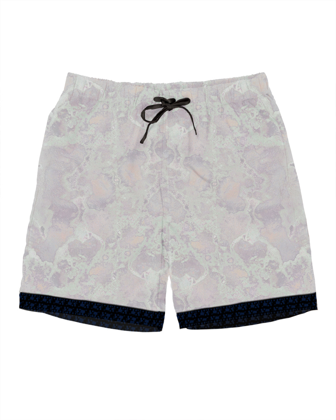 SATIN LOUNGE SHORTS 'MOONLIGHT'