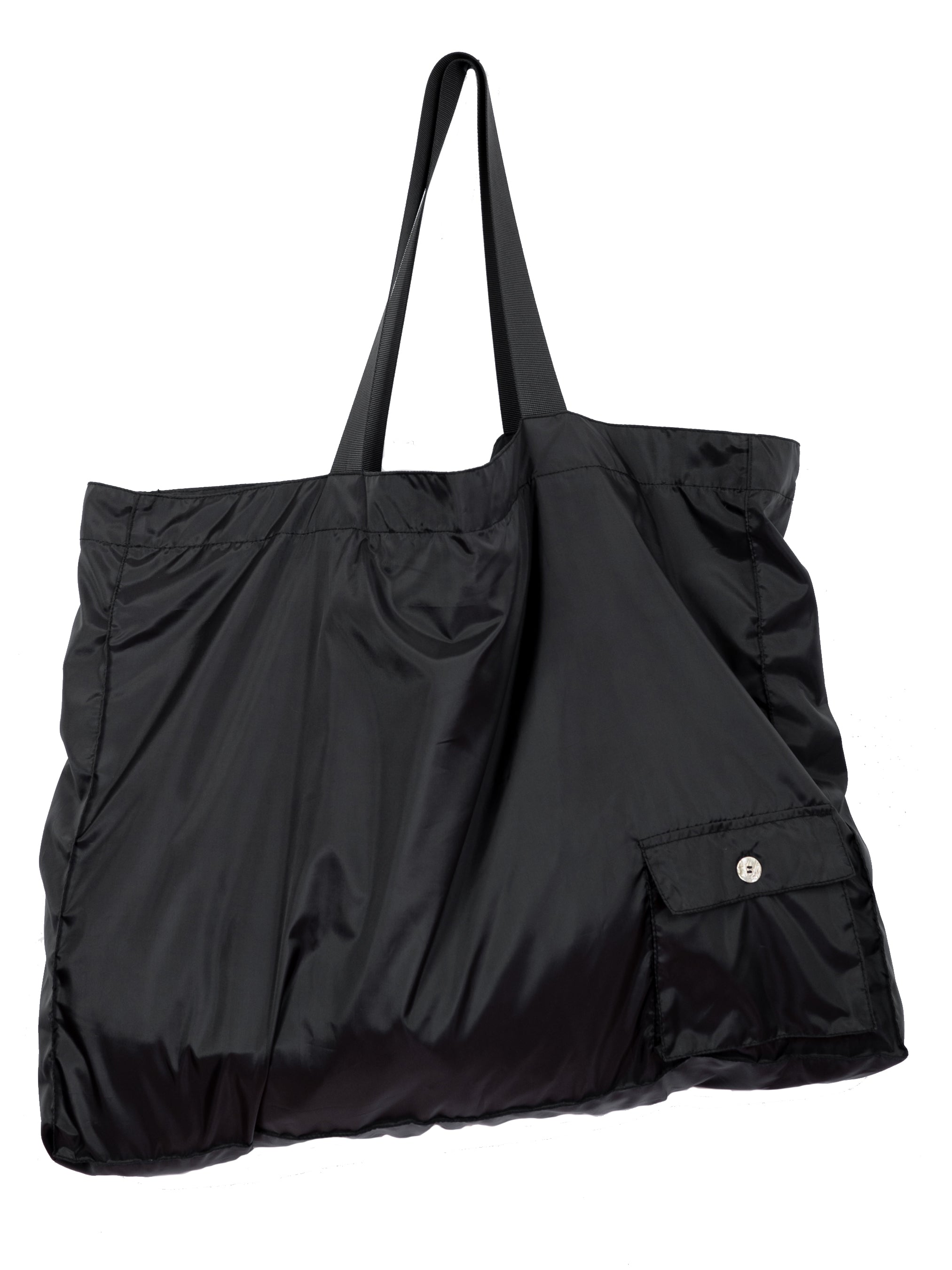 Oversized Nylon Tote Bag