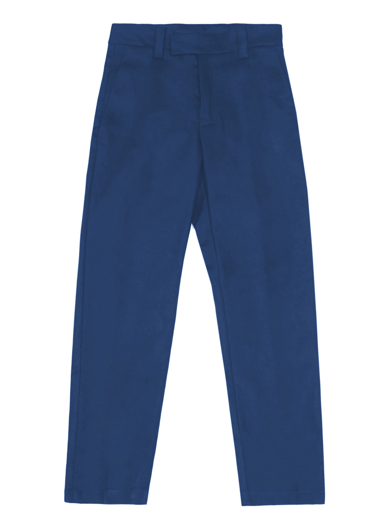 FLAT FRONT TWILL TROUSERS