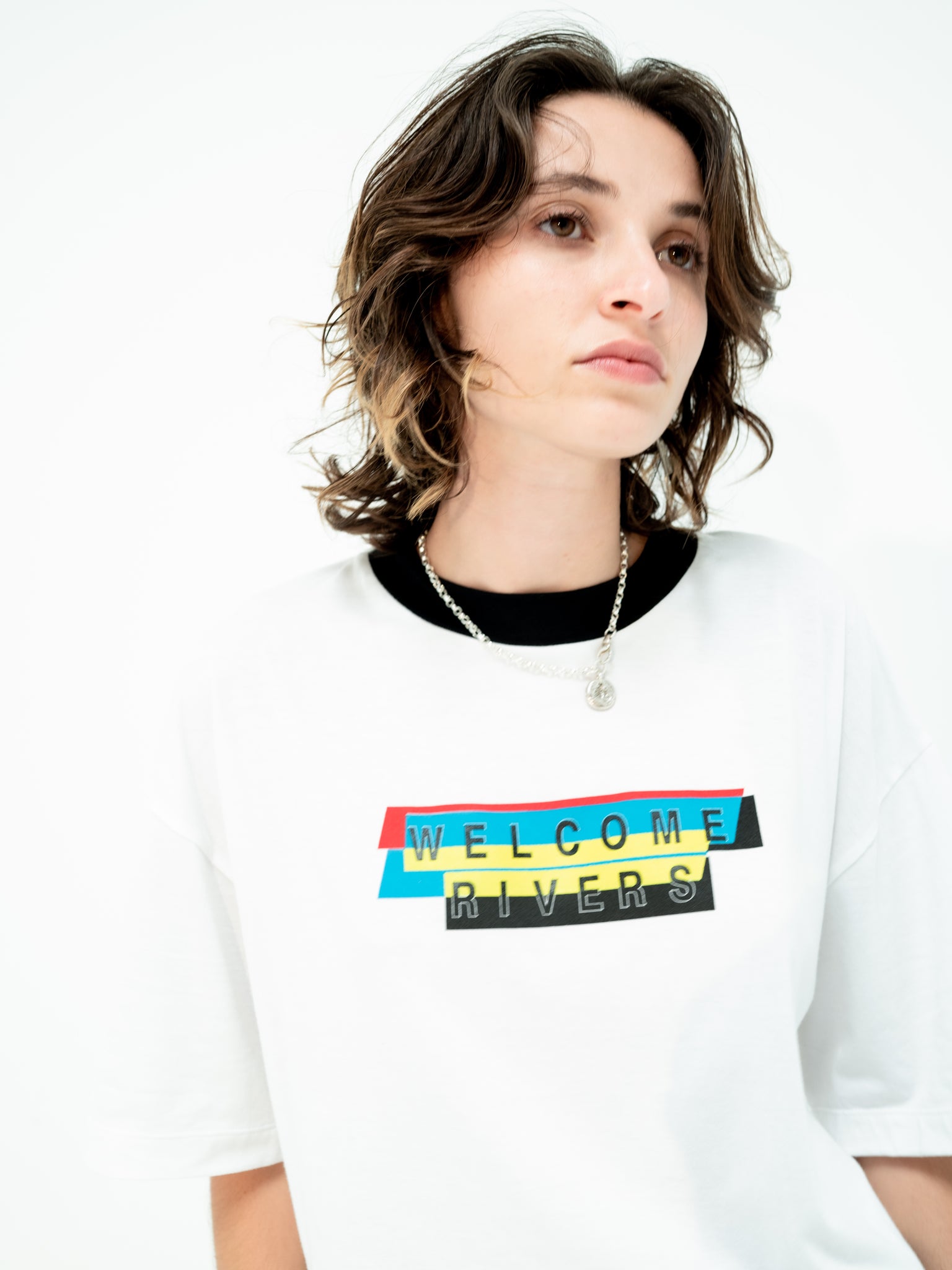 CONTRAST COLLAR TEE 'ENGINE'