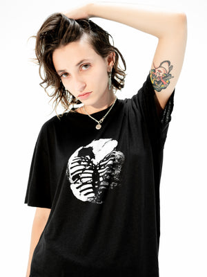 LINEN KNIT TEE 'PANGAEA'
