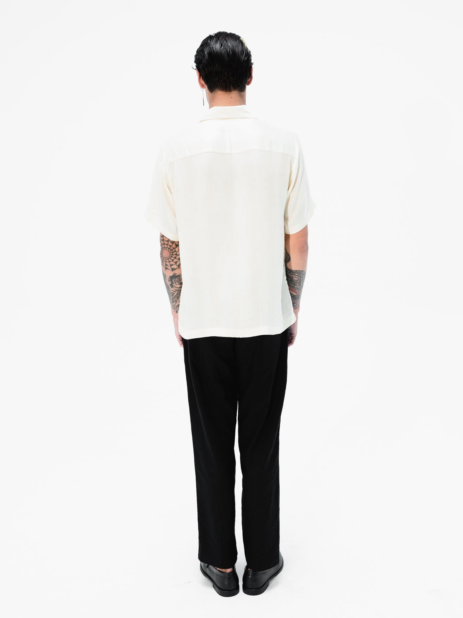 FLAT FRONT TWILL TROUSERS