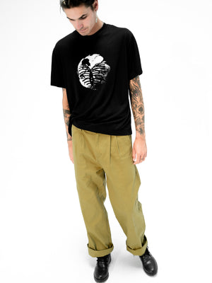 BAGGY TWILL TROUSERS