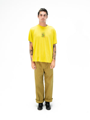 LINEN KNIT TEE 'GLASS'