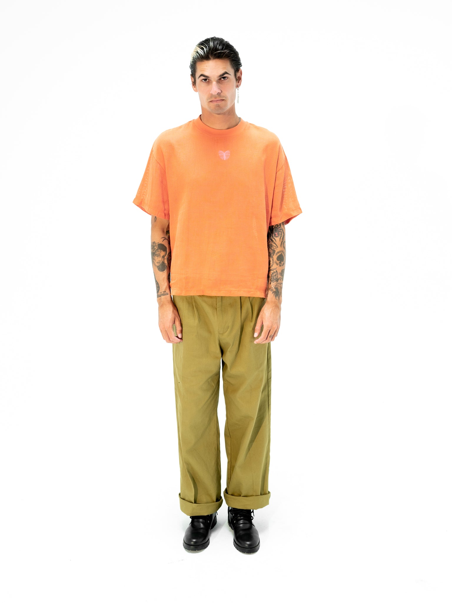 MESH BEACH SHIRT 'CAGE'